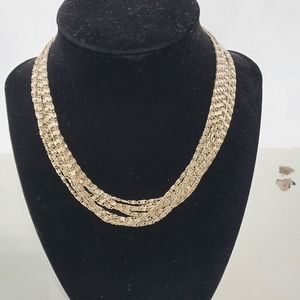 Sarah Coventry Golden Cascade 15" Gold tone neckla